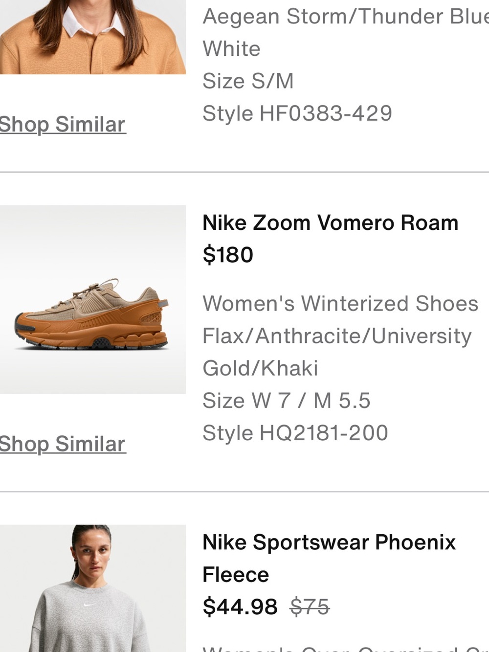 Nike Zoom Vomero Roam in Khaki - Picture 4 of 7